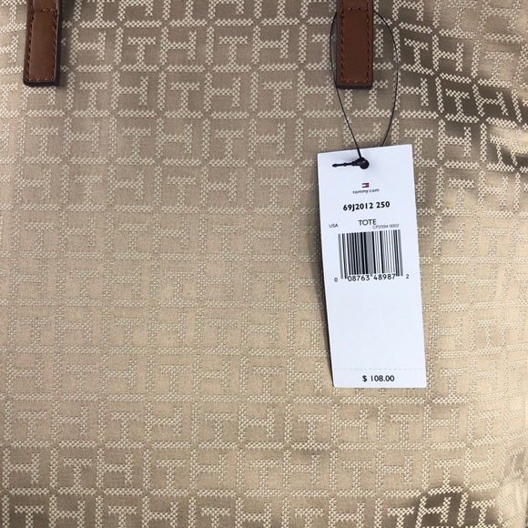 NEW Tommy Hilfiger Monogram TH Tote Bag - Picture 6 of 10